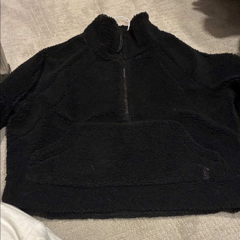 lululemon athletica Black Cowl Neck Sweater